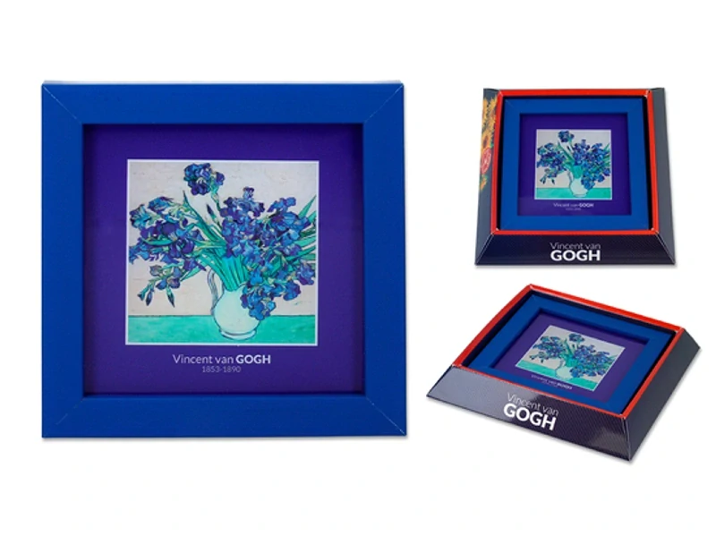 Obraz 13x13 cm Vincent van GOGH Irisy, CARMANI, 2629102