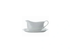 Porcelánový omáčnik s podomáčnikom z kolekcie Cashmere. Cashmere Bone China, Maxwell & Williams