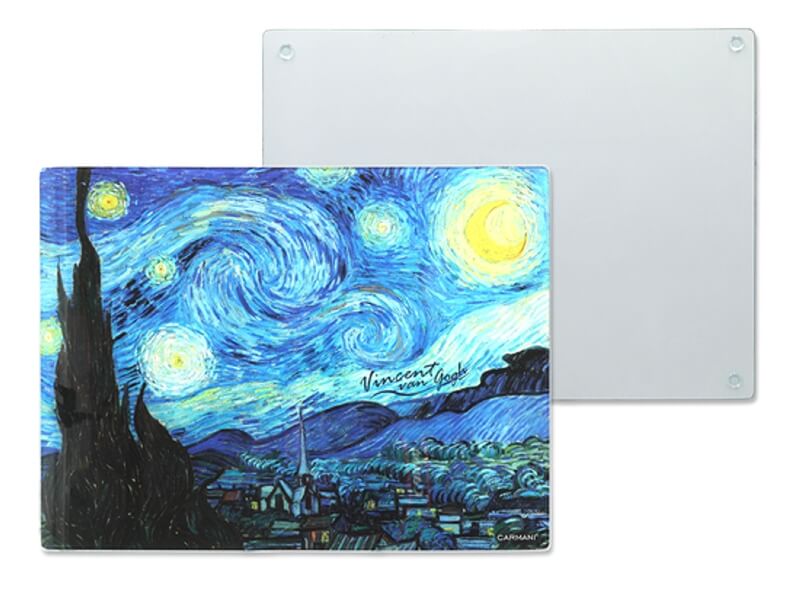 Sklenená podložka 40 x 30 cm Vincent van GOGH The Starry Night, CARMANI, 1952024