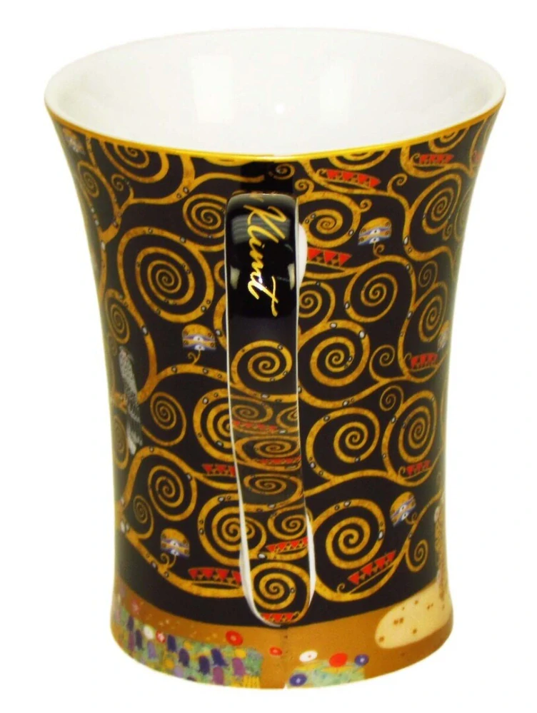 Elegantný porcelánový hrnček Gustav Klimt – The Trees, 420 ml– Marsseus