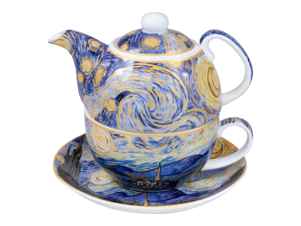 Tea for One Vincent van Gogh – Hviezdna noc, porcelánová súprava 350+300 ml