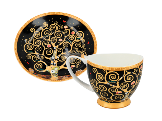 Šálka s podšálkou na espresso 100 ml Gustav Klimt The Trees, CARMANI, 5320353