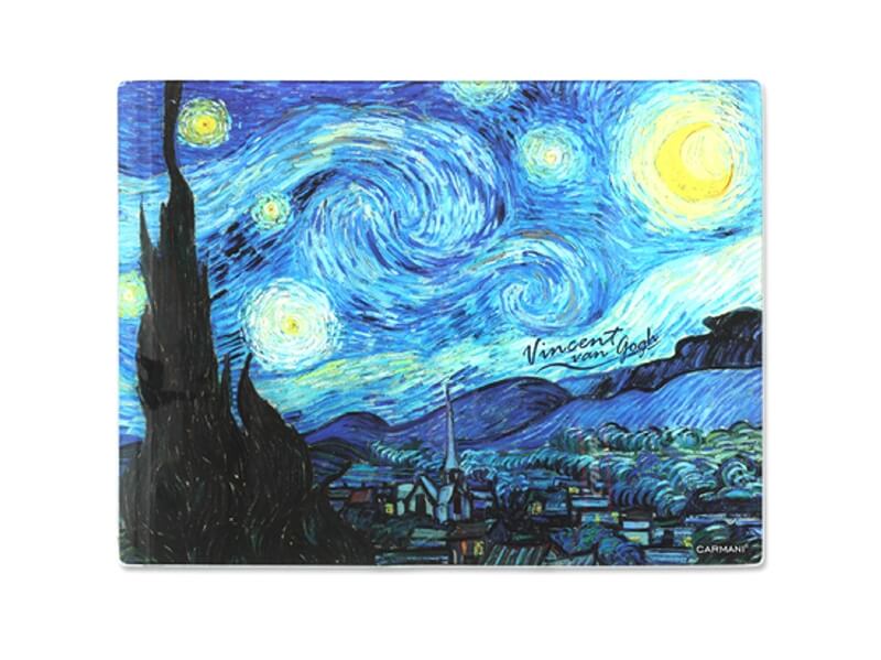 Sklenená podložka 40 x 30 cm Vincent van GOGH The Starry Night, CARMANI, 1952024