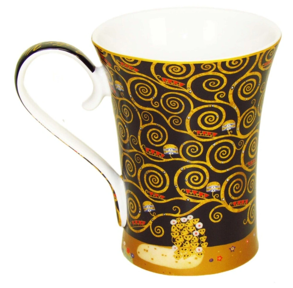 Elegantný porcelánový hrnček Gustav Klimt – The Trees, 420 ml– Marsseus