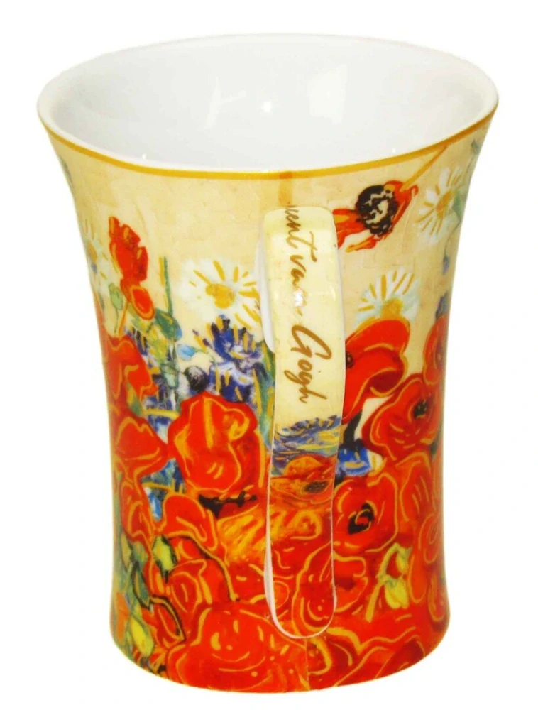 Luxusný porcelánový hrnček Vincent van Gogh – Maky a sedmokrásky, 420 ml