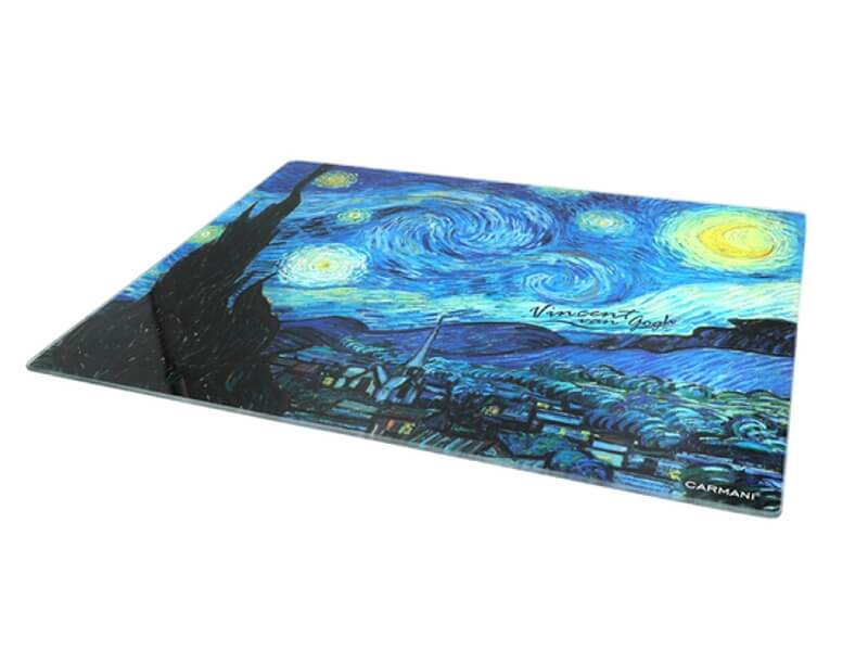 Sklenená podložka 40 x 30 cm Vincent van GOGH The Starry Night, CARMANI, 1952024