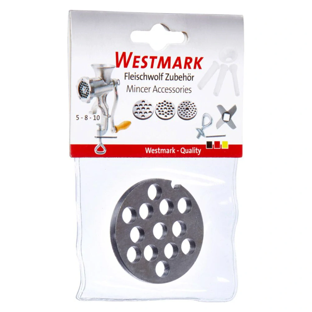 WESTMARK Mlecí disk na mlynček na mäso s otvormi 6 mm, veľkosť 10