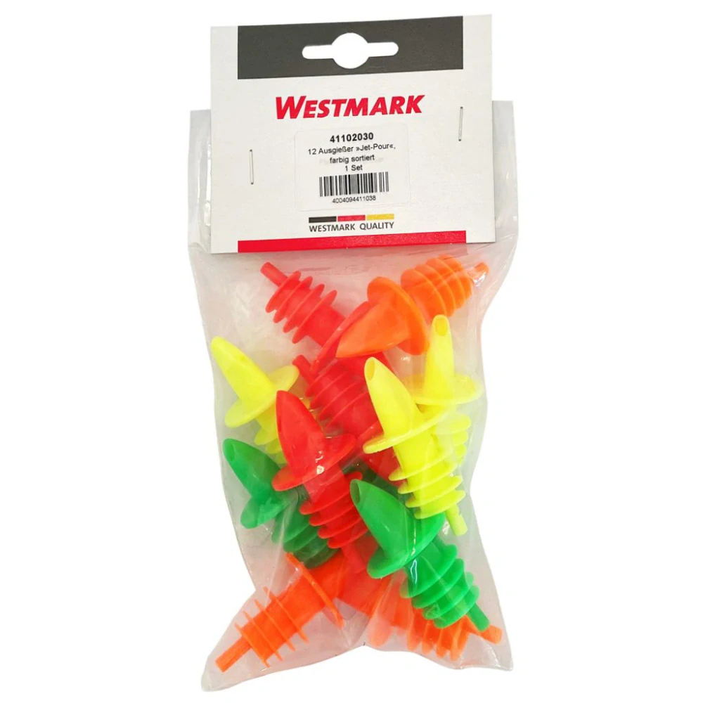 WESTMARK Lievik plastový JET-POUR - farebný mix / 12 ks